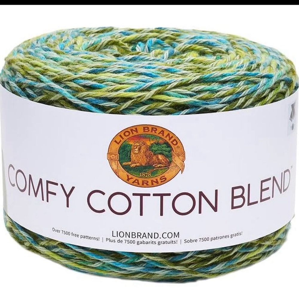 Lion brand comfy cotton yarn lot of 5